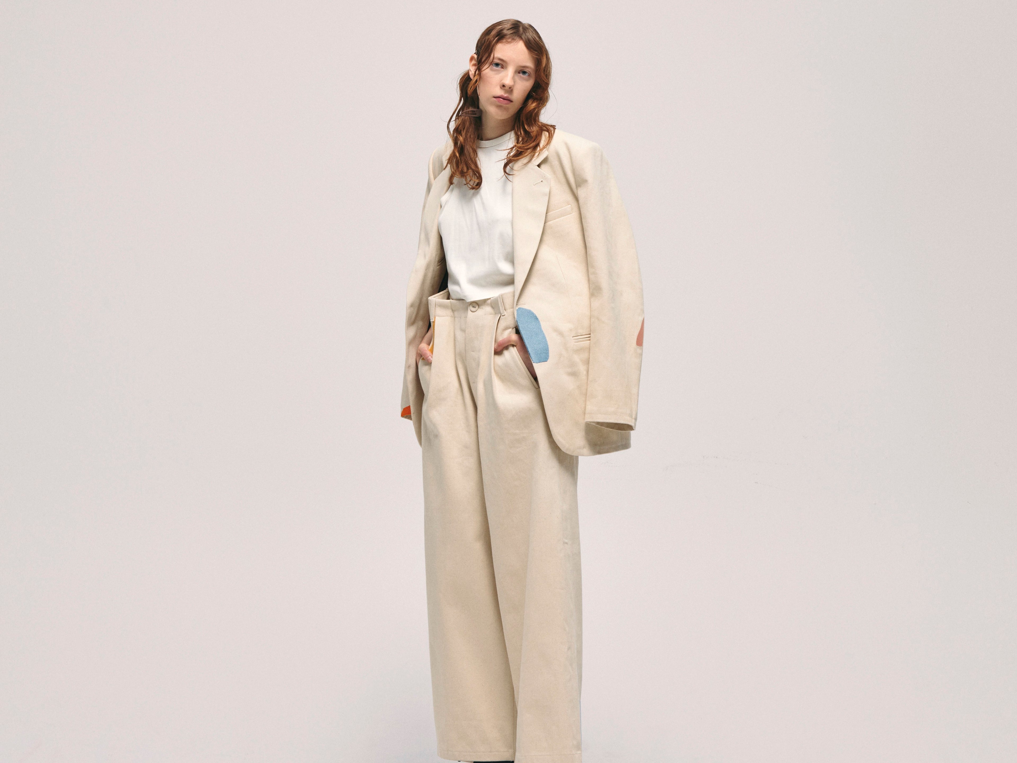 Embroidered suit _ "Amanda"