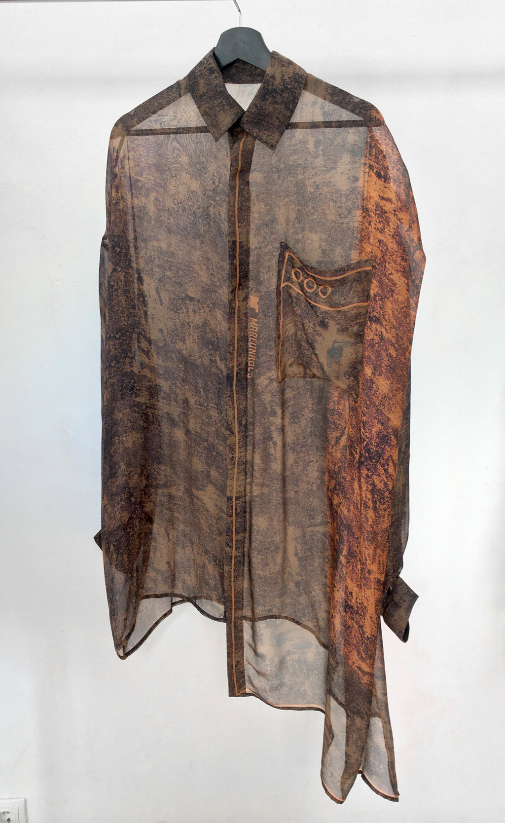 mr_ snack__ EPISODE 5 _ rust_ silk scarf shirt