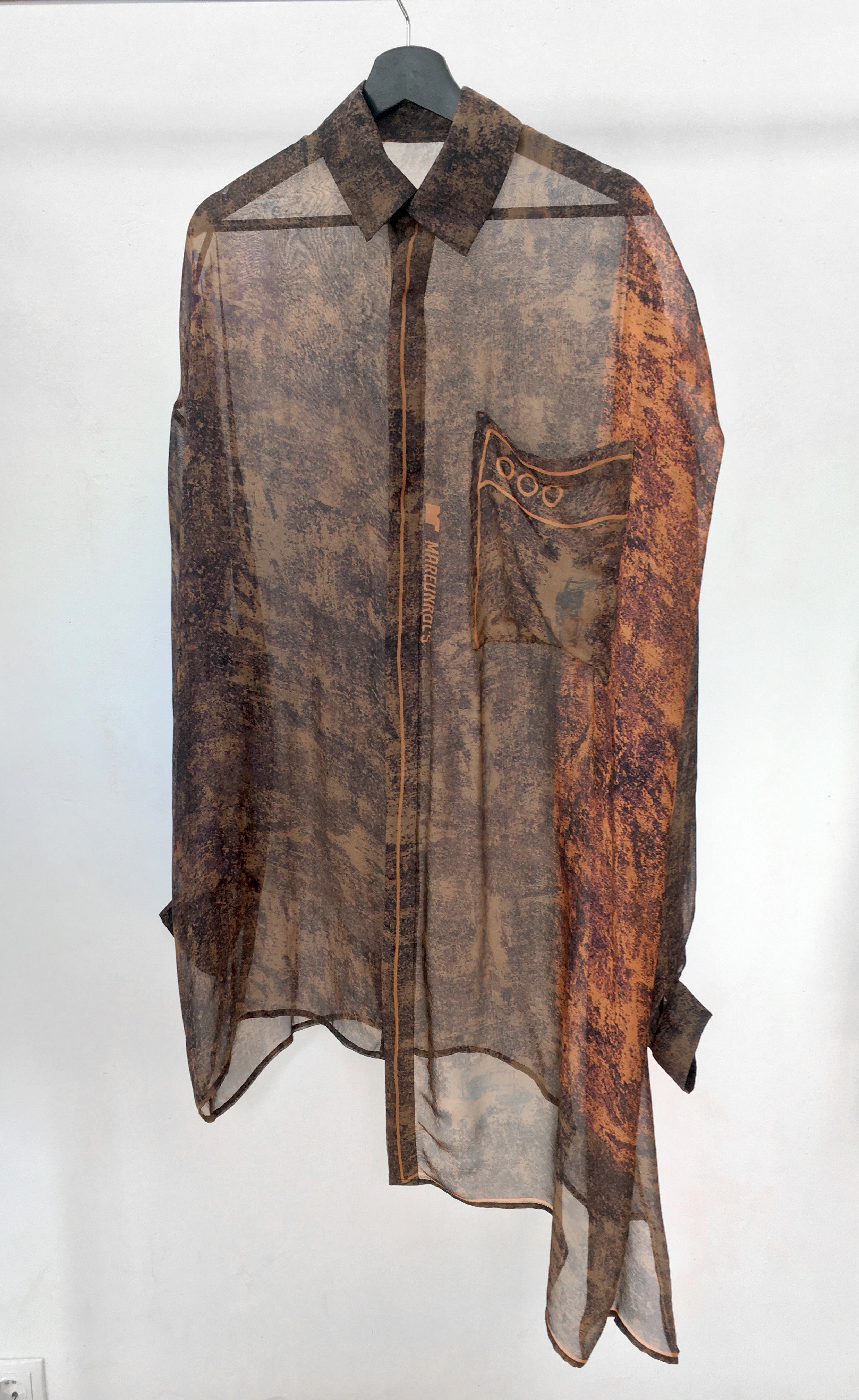 mr_ snack__ EPISODE 5 _ rust_ silk scarf shirt