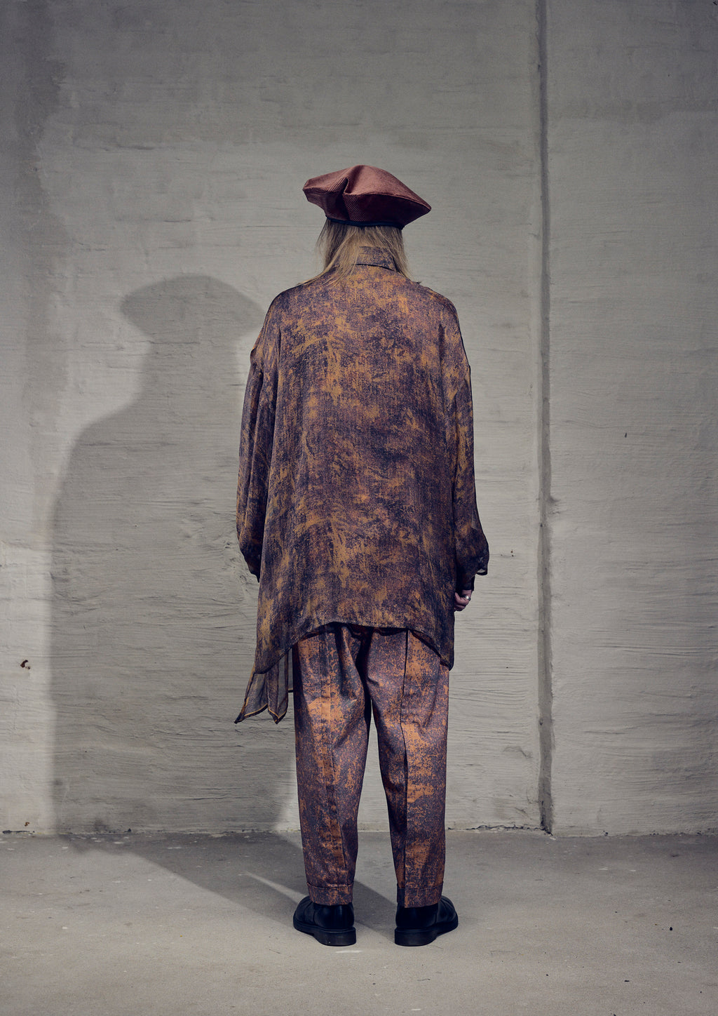mr_ snack__ EPISODE 5 _ rust_ silk scarf shirt