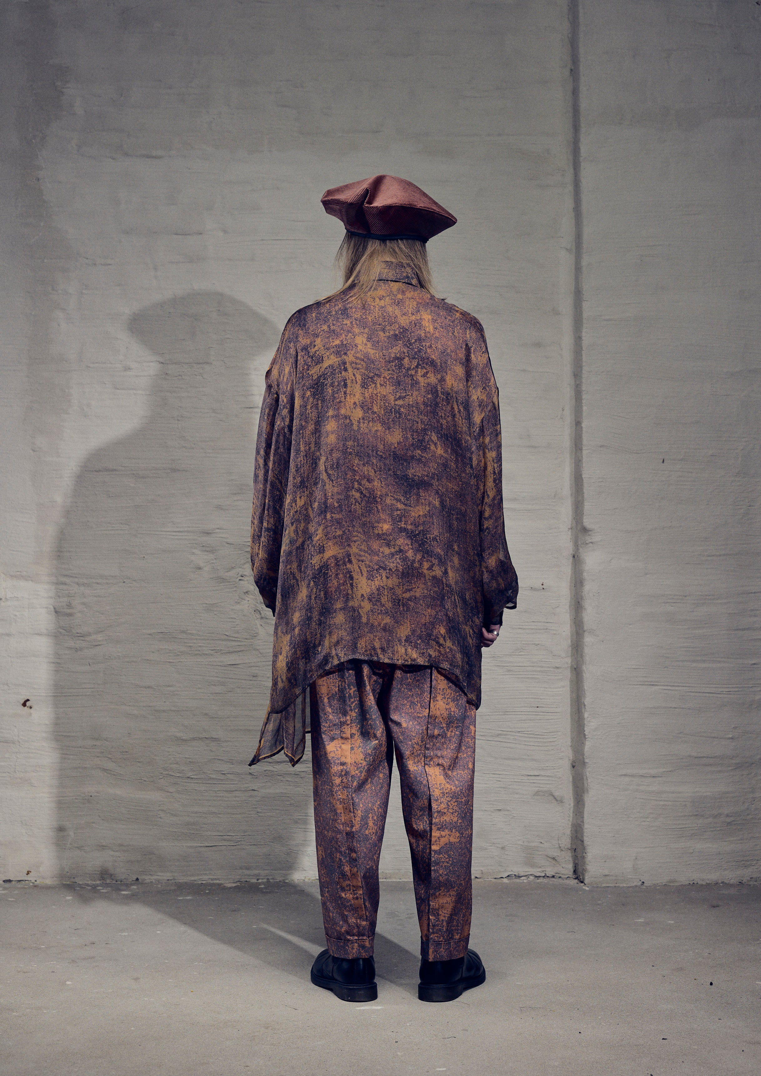 mr_ snack__ EPISODE 5 _ rust_ silk scarf shirt
