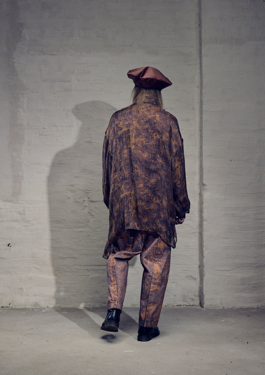 mr_ snack__ EPISODE 5 _ rust_ silk scarf shirt
