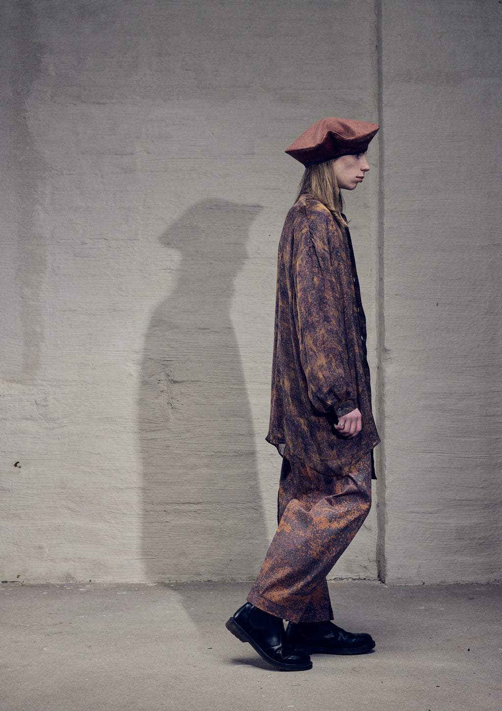 mr_ snack__ EPISODE 5 _ rust_ silk scarf shirt