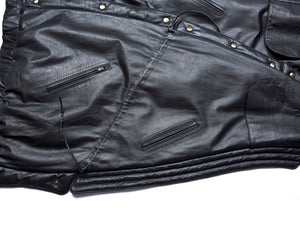 Vintage Leather Jacket Scarf